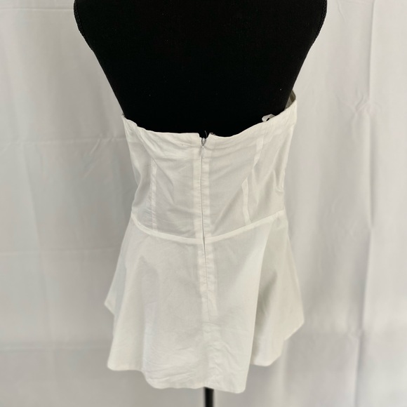 New York & Company Women Stretch White Sleeveless Blouse, Size Medium - Picture 4 of 6